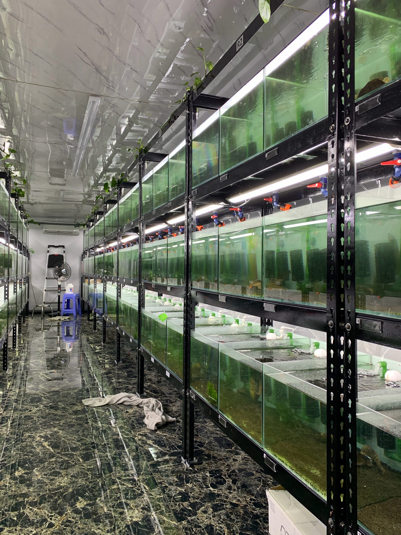 Final stocked 40ft container farm