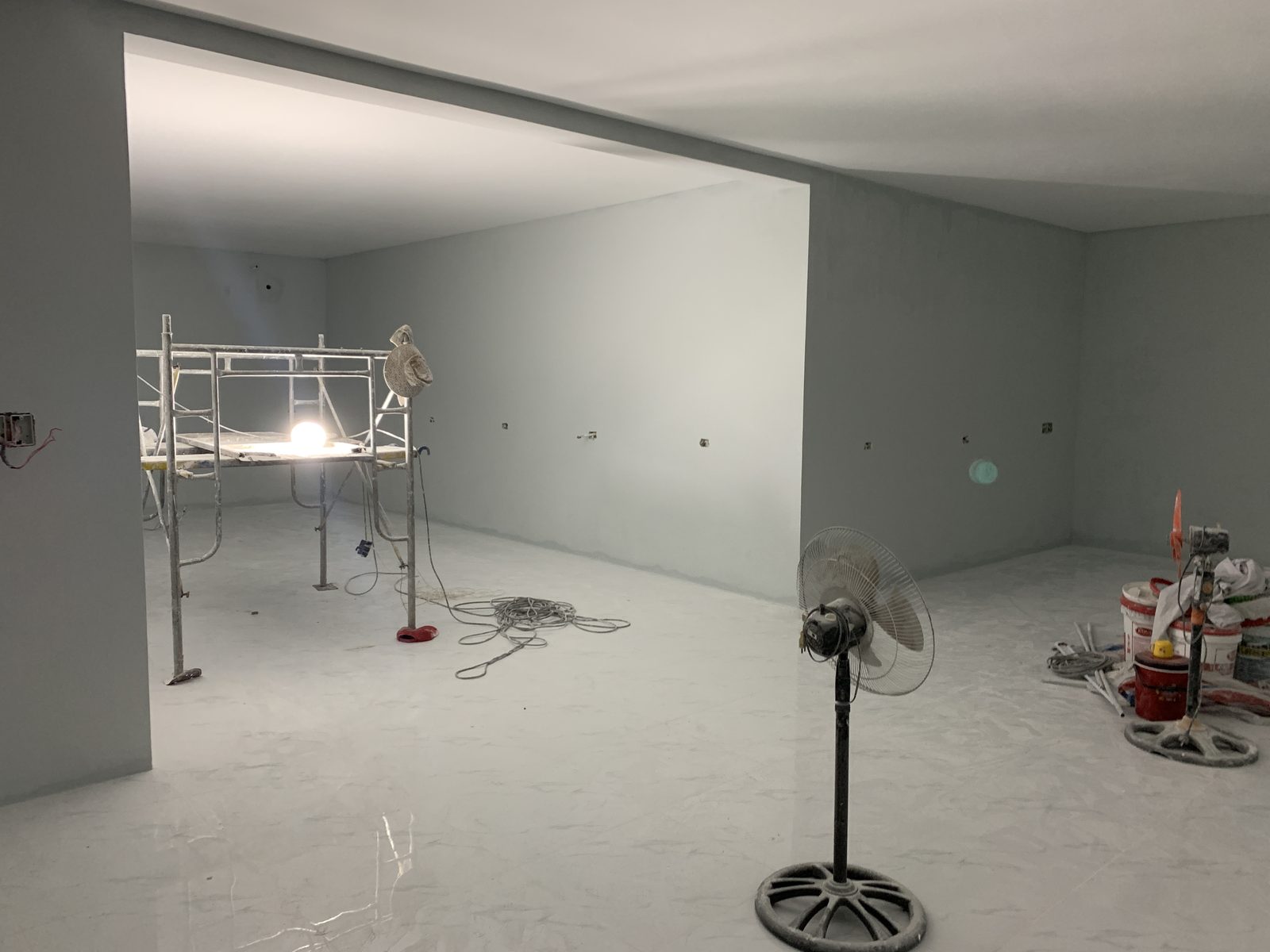 Painted shell & outlets